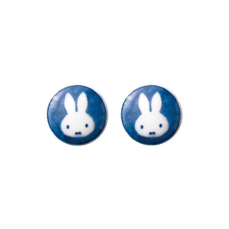 Kaneshotouki 216140 Dick Bruna Miffy Miffy Mino Ware Earrings, Diameter