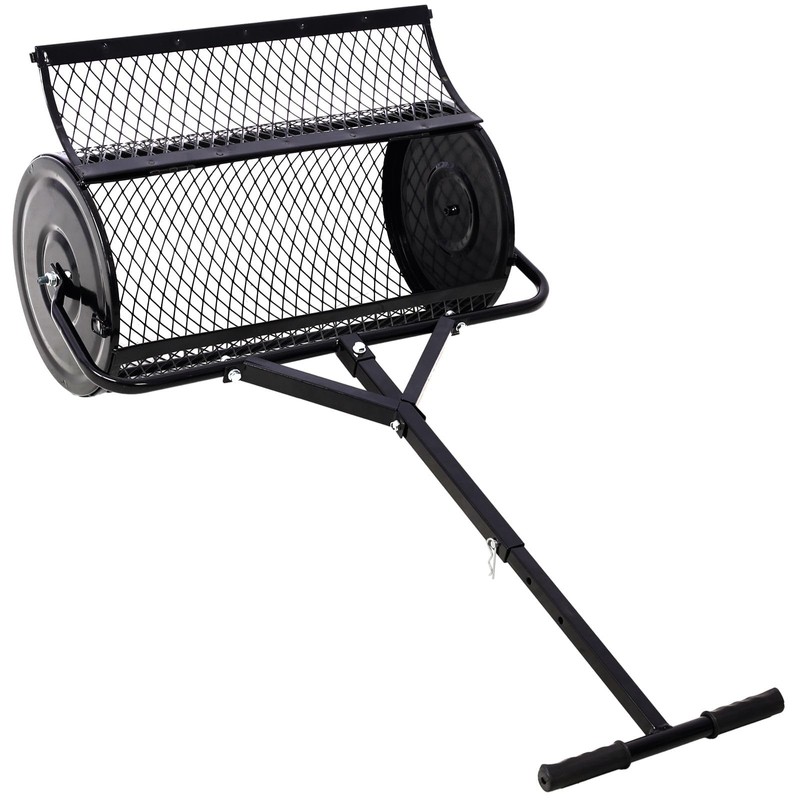 Dyncan Heavy Duty Peat Moss Spreader for Lawn and Garden