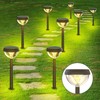 Linkind Solar Pathway Lights 8 Pack, Solar Lights Outdoor Warm