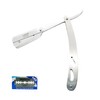 Yusibra Porta Navaja de Barbero, Acero Inoxidable, Afeitar,Calidad Profesional Acero