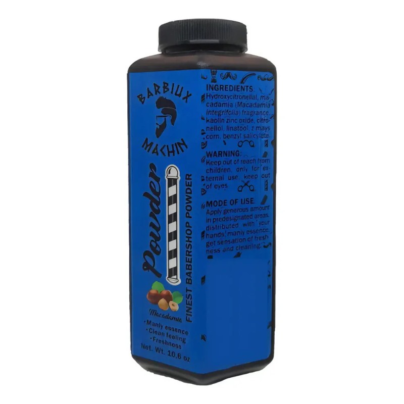 Talco Para Barberia Barber Estetica Olor Macadamia 300gr