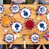 96Pcs Britain UK England Flag Party Decorations, Serves 24