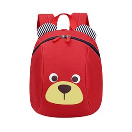 Voarge Toddler Backpack, Anti-Lost Bag, Cute Bear Animal Child Backpack Cartoon Harness Backpack Leash Safety Anti-Lost Backpack for Baby Boys Girls 1-3 Years, red