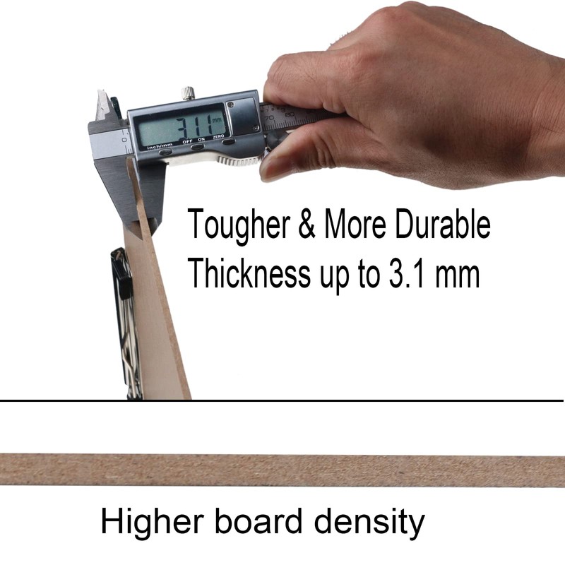 Acocony 11x17 Clipboard Vertical Extra Large Clipboard Hardboard Low Profile