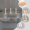 Upfelw 3-Pack Modern Crystal Pendant Light for Kitchen Island, Elegant