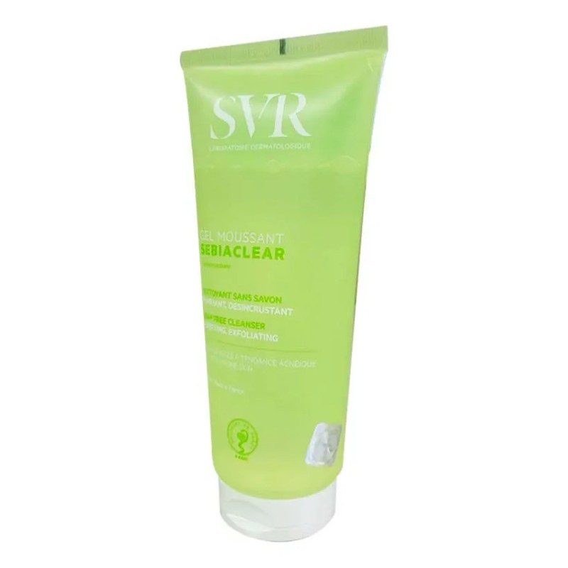 Svr Sebiaclear Gel Limpiador Espumante 200ml Tipo De Piel Mixta