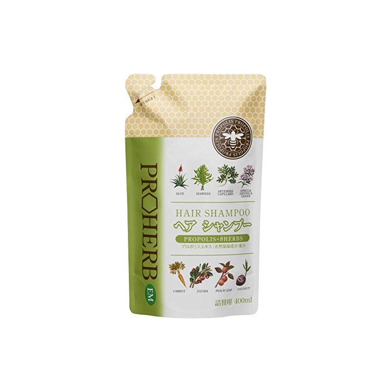 Gifu Agrifood Co., Ltd. New Professional Herb Refill, EM Shampoo,