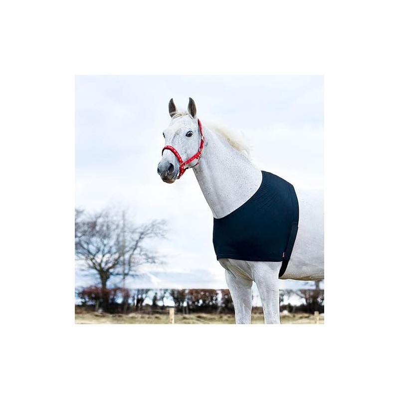 Shoulder Vest for rain rugs, rug for horses, black, Choice:pony