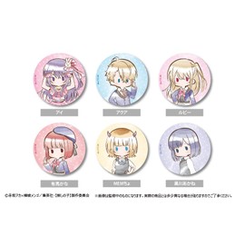 Tapioca TV Anime Pressed Child Retro Chikku Can Badge Box of 6