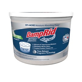 DampRid Hi-Capacity Moisture Absorber Bucket, 2 Pack — Fresh Scent, 2 lb. 15.5 oz.