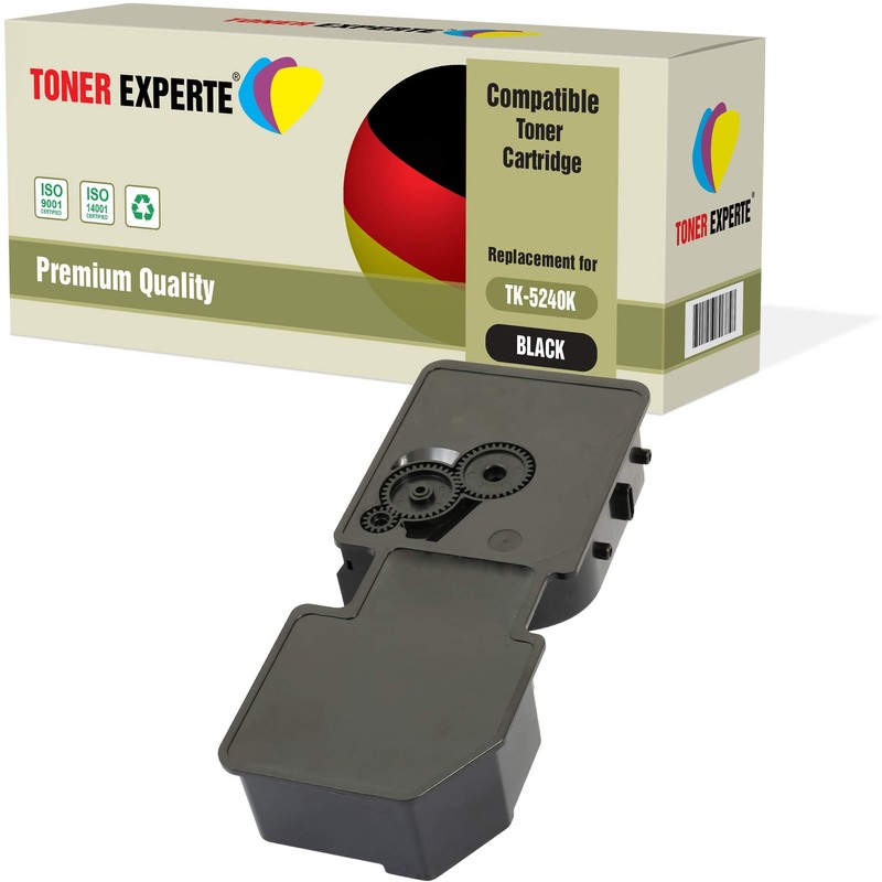 TONER EXPERTE® TK-5240 TK-5240K Black Toner Compatible with Kyocera Ecosys