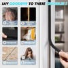 Bantie 20FT Weather Stripping Door Seal - Self Adhesive Weather