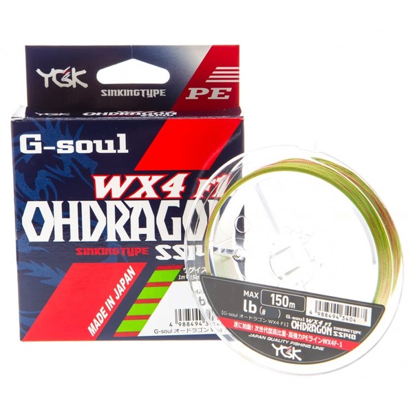 X-Braid PE Line G-SOUL Audre Dragon WX4F-1 SS140 150 m