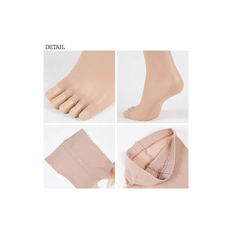 Fukusuke fvl001 5 Toe Stockings, Open Toe, nude beige