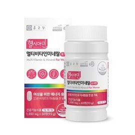 Chong Kun Dang Healthiamine Multivitamin & Mineral for Women 1550mg 60 Tablets 2ea