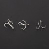20Pcs High Carbon steel Strength Sharp Treble Hooks with Barb