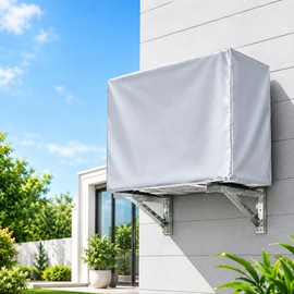 Outdoor Air Conditioner Cover for Weather Protection – Waterproof Polyester Dust Cover for outdoor AC/condenser