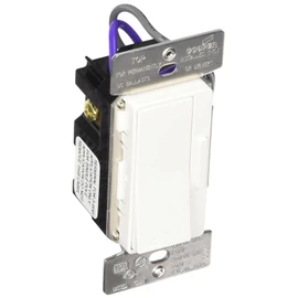 Eaton Controls DF10P-C5 Decorator 0-10V Dimmer 120277V with Color Change Kit, Black, White, Gray