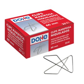 MTL 79199 – Pack of 25 Clips, Butterfly Design, Number 20, 60 mm