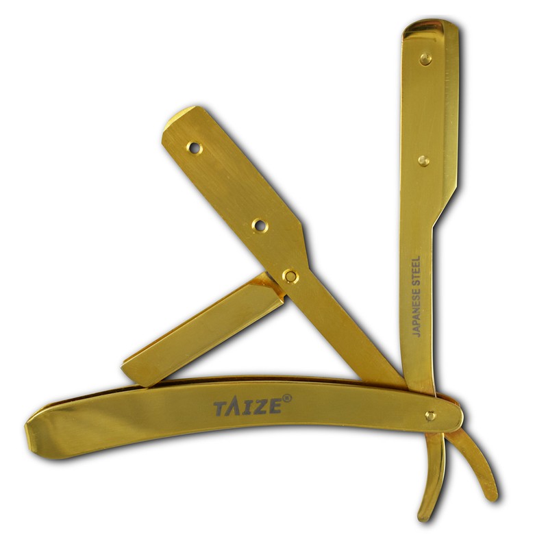 TAIZE - Straight Razor - Gold - 5''