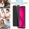Anbzsign 2 Pack for T-Mobile Revvl 8 Pro Privacy Tempered
