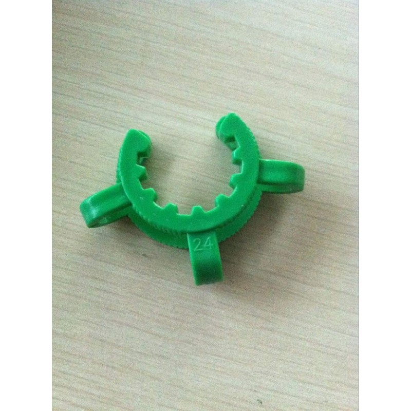 12 pcs Keck Clips Ground Joints #24, Standard Taper POM