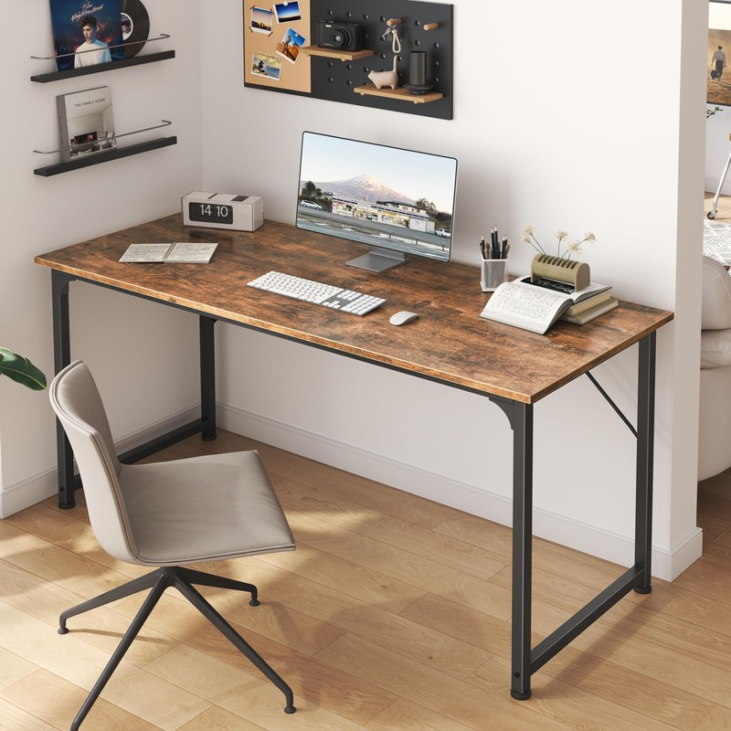 Huuger Computer Desk, 40 Inch Office Desk, Gaming Desk with
