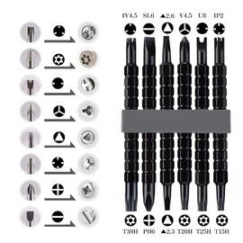 YOIbuy Ratchet Screwdriver 12 in 1 Bit Set with Magnetizer