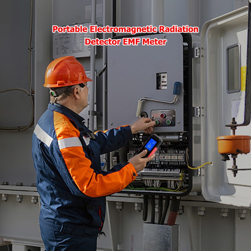 Digital Electromagnetic Radiation Tester EMF Meter LCD Backlight Portable Electric