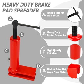 Handor Brake Caliper Tool Multi Piston Brake Pad Spreade Universal Heavy Duty Brake Caliper Piston Compression Tool