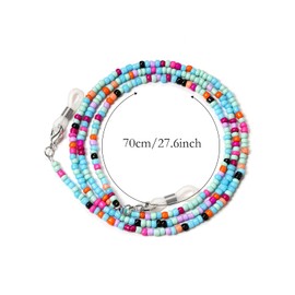 NEWITIN 11 Pieces Eyeglass Chains for Women Beaded Eye Glasses Strap Holders around Neck Multicolor Sunglasses Mask Necklace Lanyard for Women Men