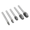 Single Cut Carbide Rotary Burr File Set 6mm Shank Diameter