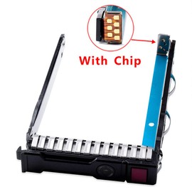 2.5" SAS SATA SFF SAS Drive Tray Caddy （651687-001 651699-001） Compatible for HP Gen8 ML350p DL360e DL320e DL380e SL270 s230 G8 G9 G10