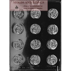 ROSE BON-BON Chocolate Candy Mold Romantic Floral Plastic Mold for Candy, Chocolate, Soap Making Perfect for Weddings, Valentine’s Day Mother's day & Gifts
