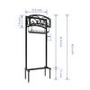 CALIDOLA Freestanding Garden Hose Holder - Heavy Duty Metal Stand