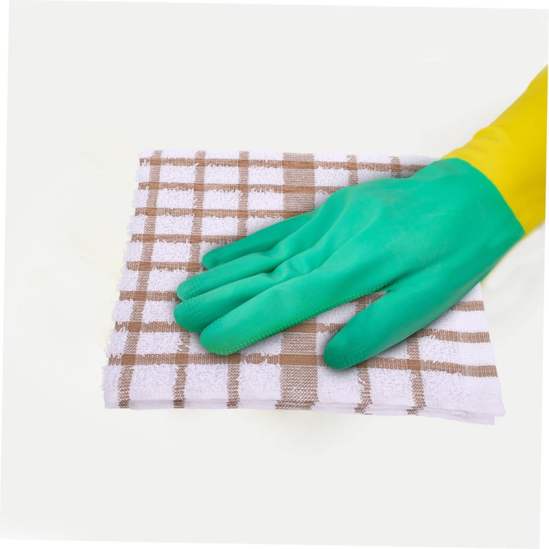 Ciieeo 3Pcs Supple Kitchen Dish Towels Organic Cotton Cleaning Cloths