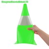 12 inch Traffic Safety Cones with Reflective Collars,[4 Pack]Green Construction