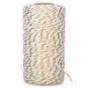 KINGLAKE Gold Twine String - 2mm Cotton Bakers Twine 328