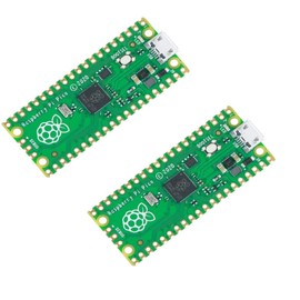 SP-COW Raspberry Pi Pico Flexible Microcontroller Board Based on The Raspberry Pi 2040 Dual-core ARM Cortex M0+ Processor Running up to 133 MHz, Support C/C++/Python (2pcs)