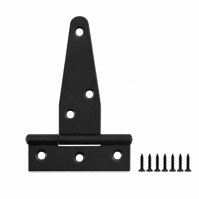 T-Shaped Strap Hinges for Doors & Gates – Galvanized Metal