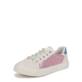 Blowfish Malibu Youth Girls Amaze-K Sneaker Off White/Pink Metallilc 6 M