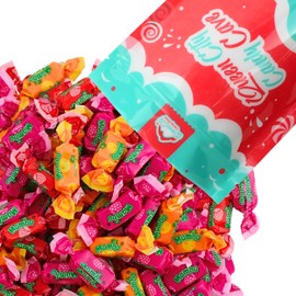 Assorted Mamba Candy Bulk Fruit Chews - Juicy Strawberry, Raspberry, and Orange Flavored Mambas Fruit Chews, by Queen City Candy Cave (4 Pound)