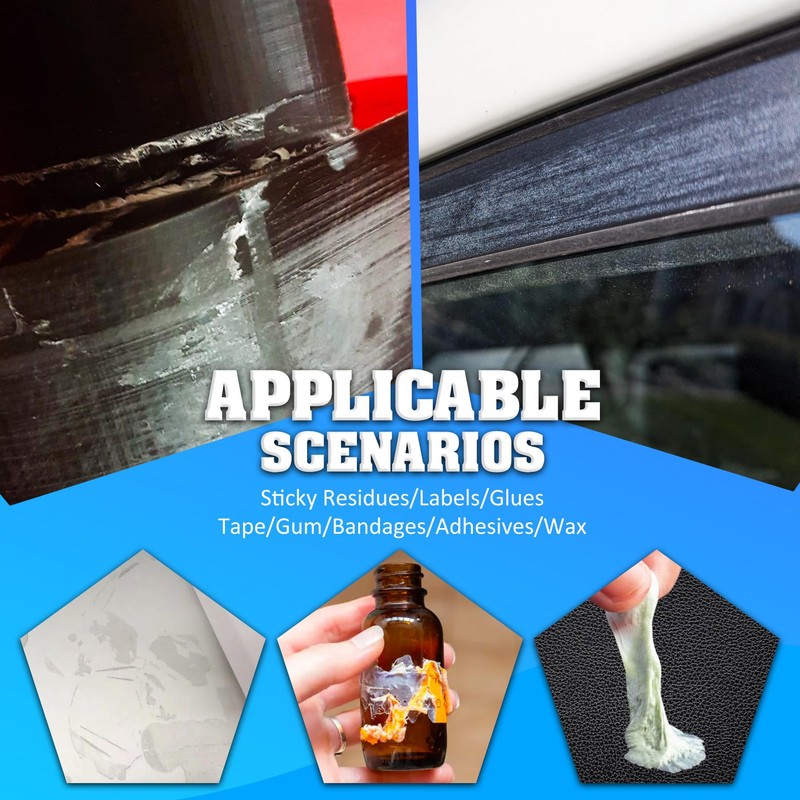 Adhesive Remover - 3.5oz*2 Surface Safe Rapid Glue Remover with