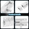 Biaungdo 6 Pcs Slide Bolt Latch Lock, 2 Inch Small