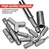 BEAUGIREW 100 Pcs Security Screwdriver Bit Set |Cr-V Steel |1/4-inch