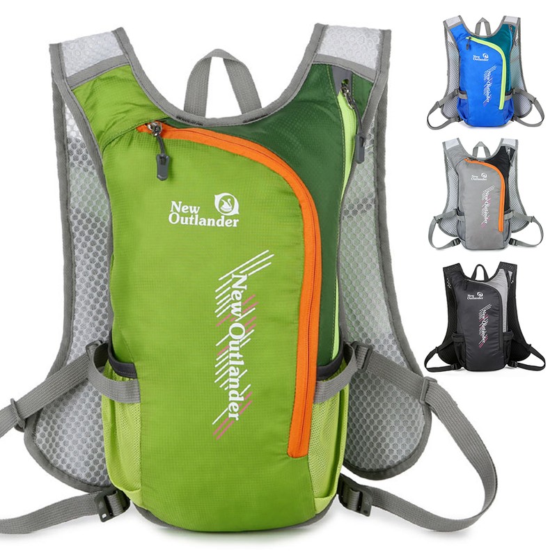 Breathable Hydration Backpack Nylon Reflective Water Bladder Backpack for Hiking