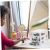 VICASKY Elegant Desk Organizer White Desktop Storage for Cosmetics Sundries
