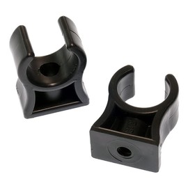 Pipe Clamp RKPS 15 (Pack of 10), Inner 14-15 mm M6 Pipe Clips Pipe Holder Plastic