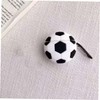 Gatuida 2pcs Wireless Football-Shaped Earphone Cover Compatible Lightweight Protective Sleeve