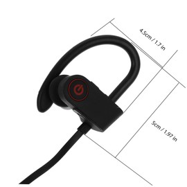 CAXUSD Noise Cancelling Earphones Wireless Headset for Sports in-Ear Headphones Built-in Mic Waterproof Sweatproof Earbuds Multipoint Technology